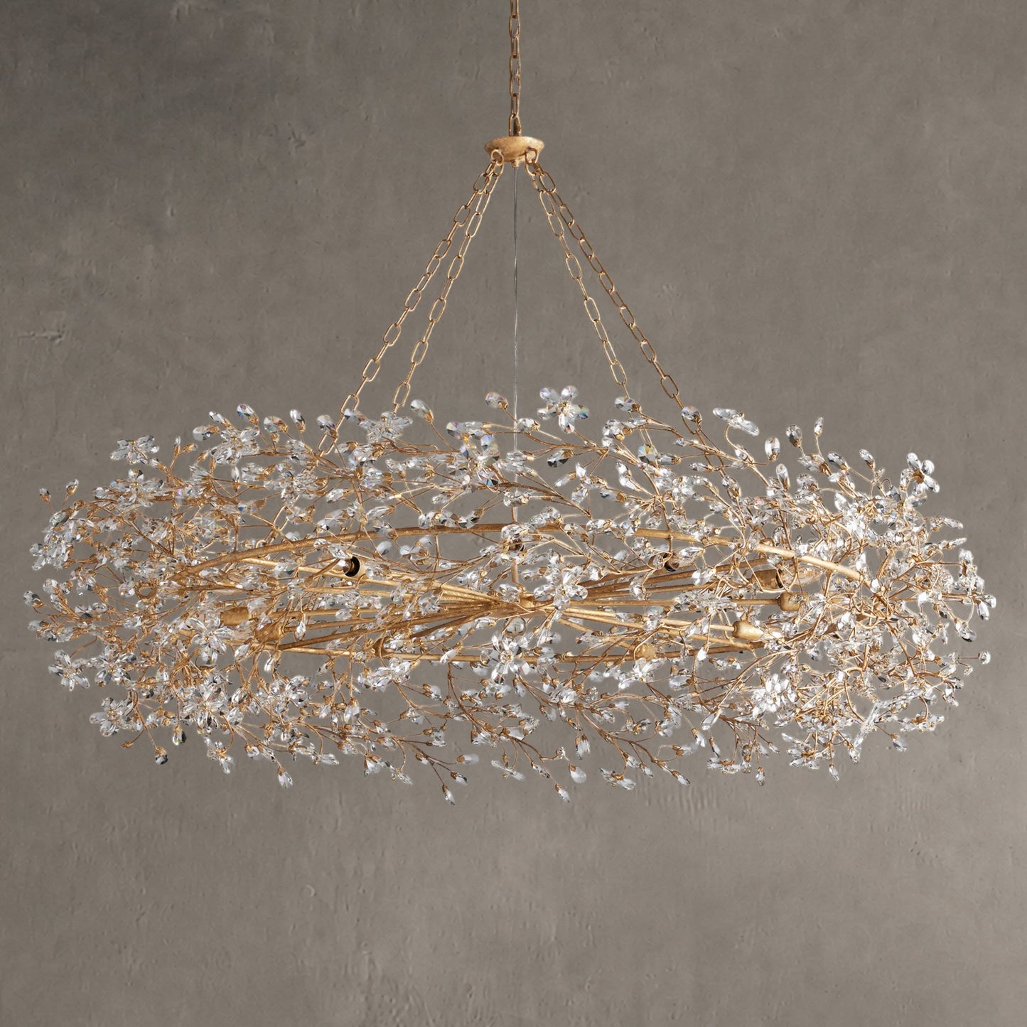 Fiore Crown Chandelier 39" 48" 60"