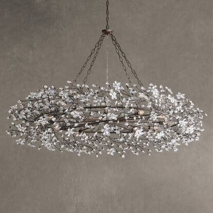 Fiore Crown Chandelier 39" 48" 60"