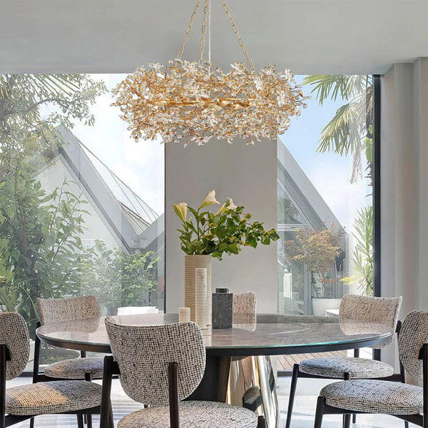 Fiore Crown Chandelier 39" 48" 60"