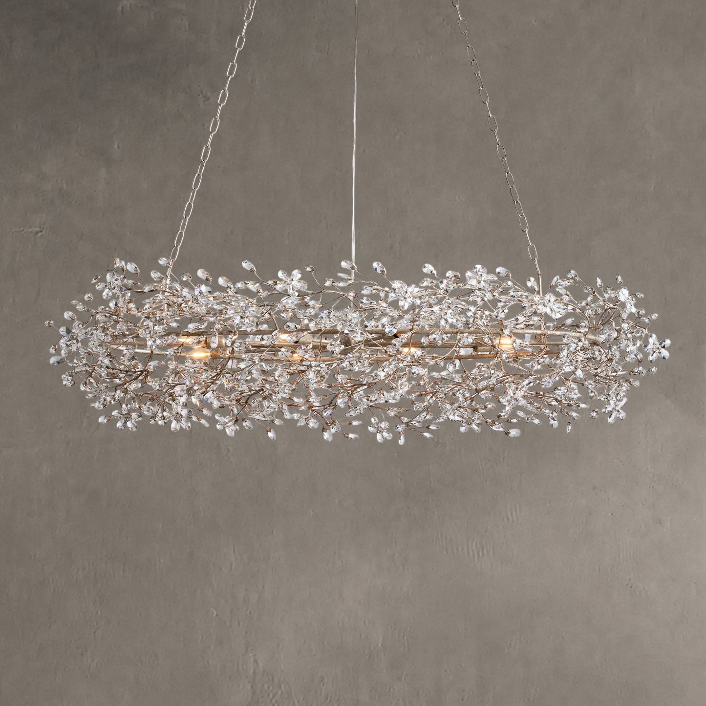 Fiore Oval Chandelier 62''74''