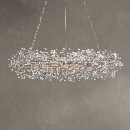 Fiore Oval Chandelier 62''74''