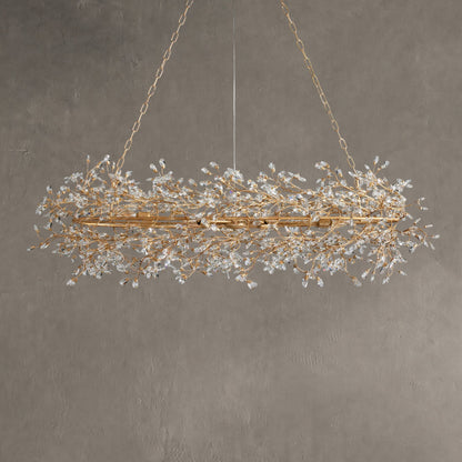 Fiore Oval Chandelier 62''74''