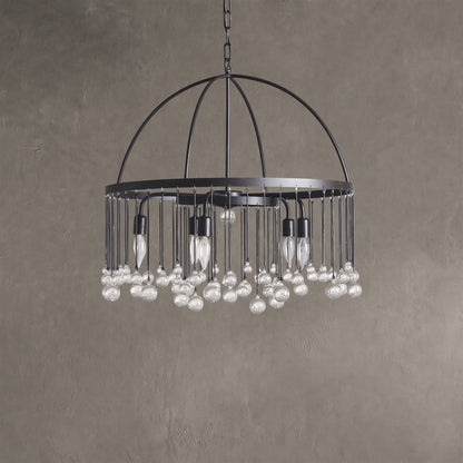 Aubrey Crystal Ball Round Chandelier 5 Light / 8 Light