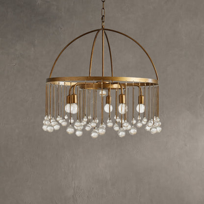Aubrey Crystal Ball Round Chandelier 5 Light / 8 Light