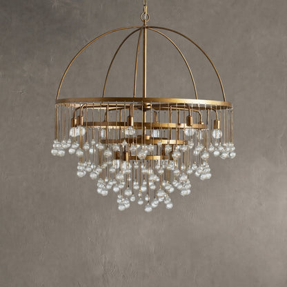 Aubrey Crystal Ball Round Chandelier 5 Light / 8 Light