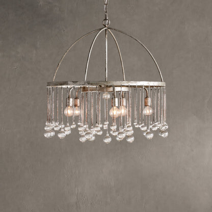 Aubrey Crystal Ball Round Chandelier 5 Light / 8 Light