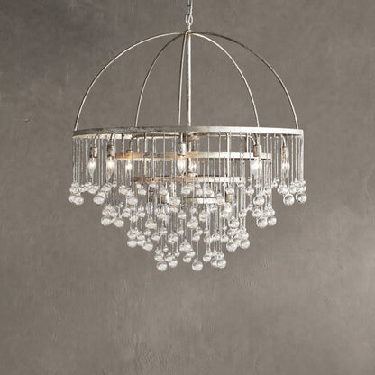 Aubrey Crystal Ball Round Chandelier 5 Light / 8 Light