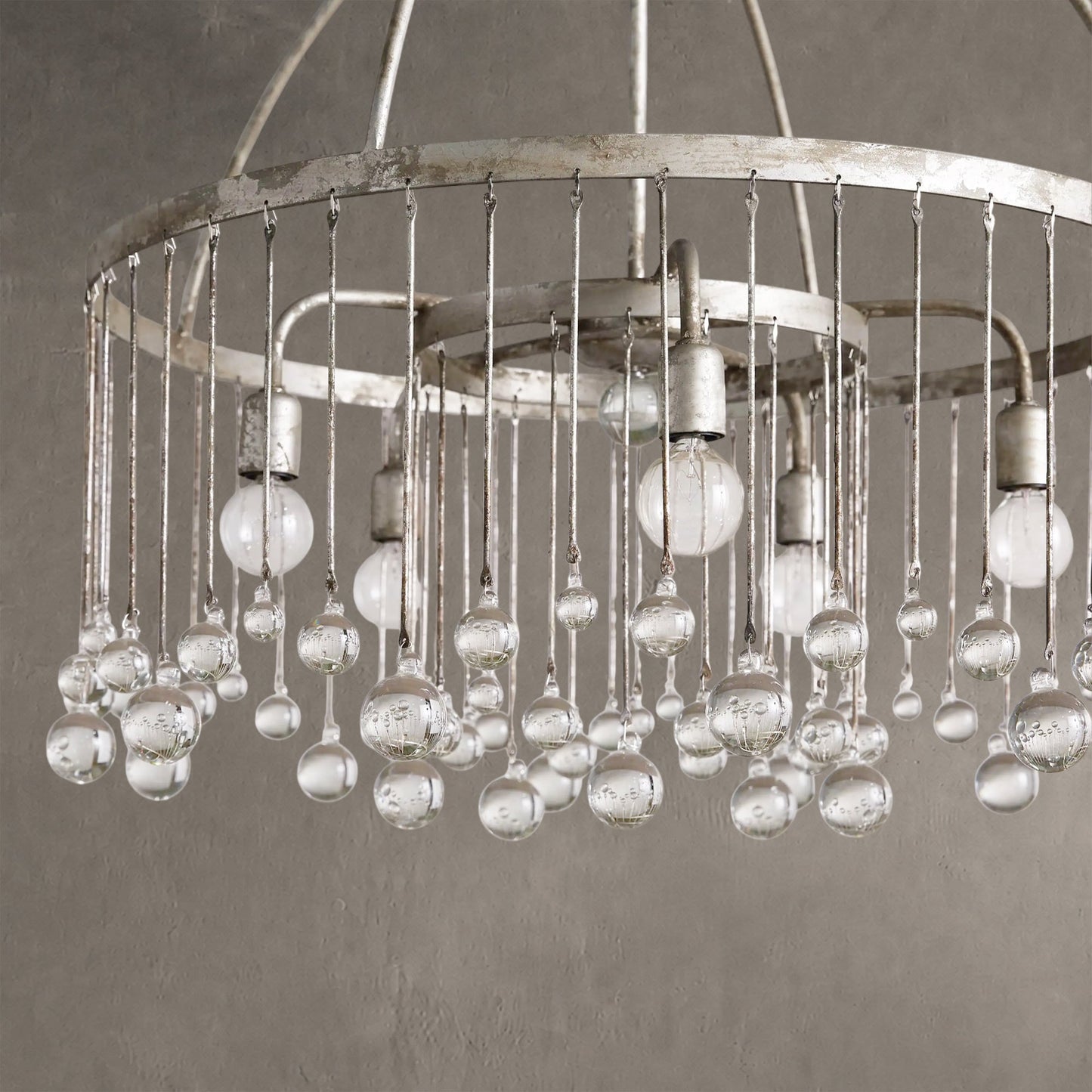 Aubrey Crystal Ball Round Chandelier 5 Light / 8 Light