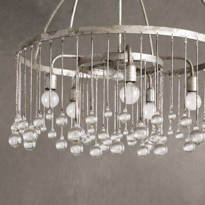 Aubrey Crystal Ball Round Chandelier 5 Light / 8 Light