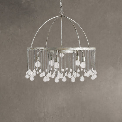 Aubrey Crystal Ball Round Chandelier 5 Light / 8 Light