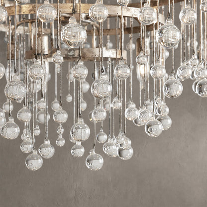 Aubrey Crystal Ball Round Chandelier 5 Light / 8 Light