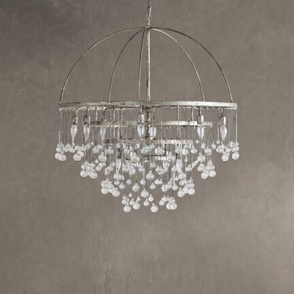 Aubrey Crystal Ball Round Chandelier 5 Light / 8 Light