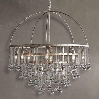 Aubrey Modern Crystal Ball 4 Tier Chandelier