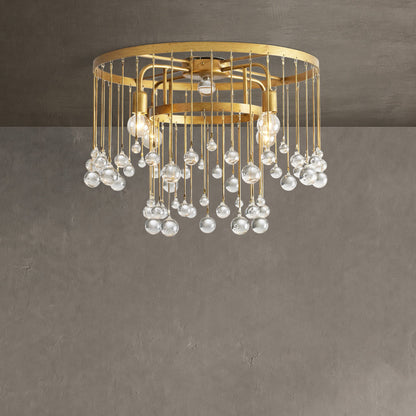 Aubrey Crystal Ball Flush mount