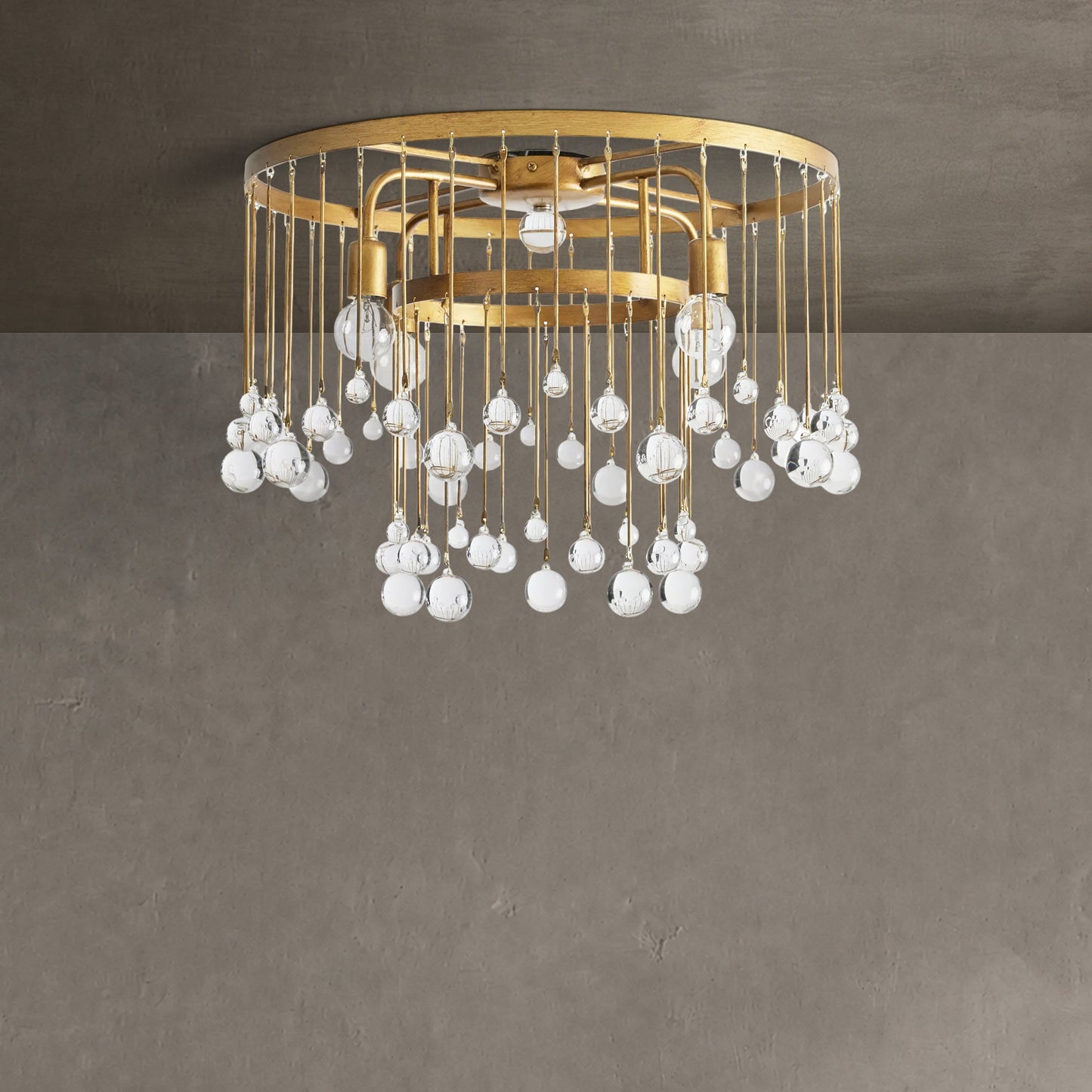 Aubrey Crystal Ball Flush mount