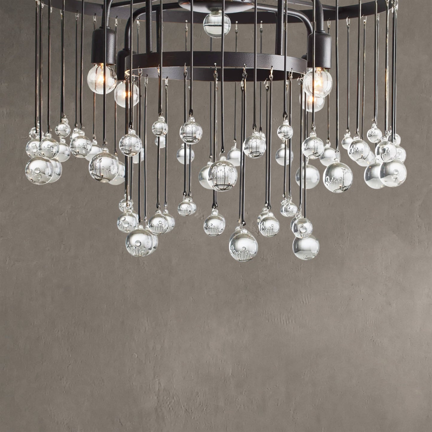 Aubrey Crystal Ball Flush mount