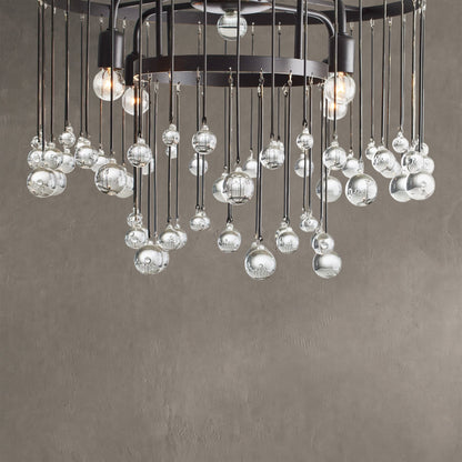 Aubrey Crystal Ball Flush mount