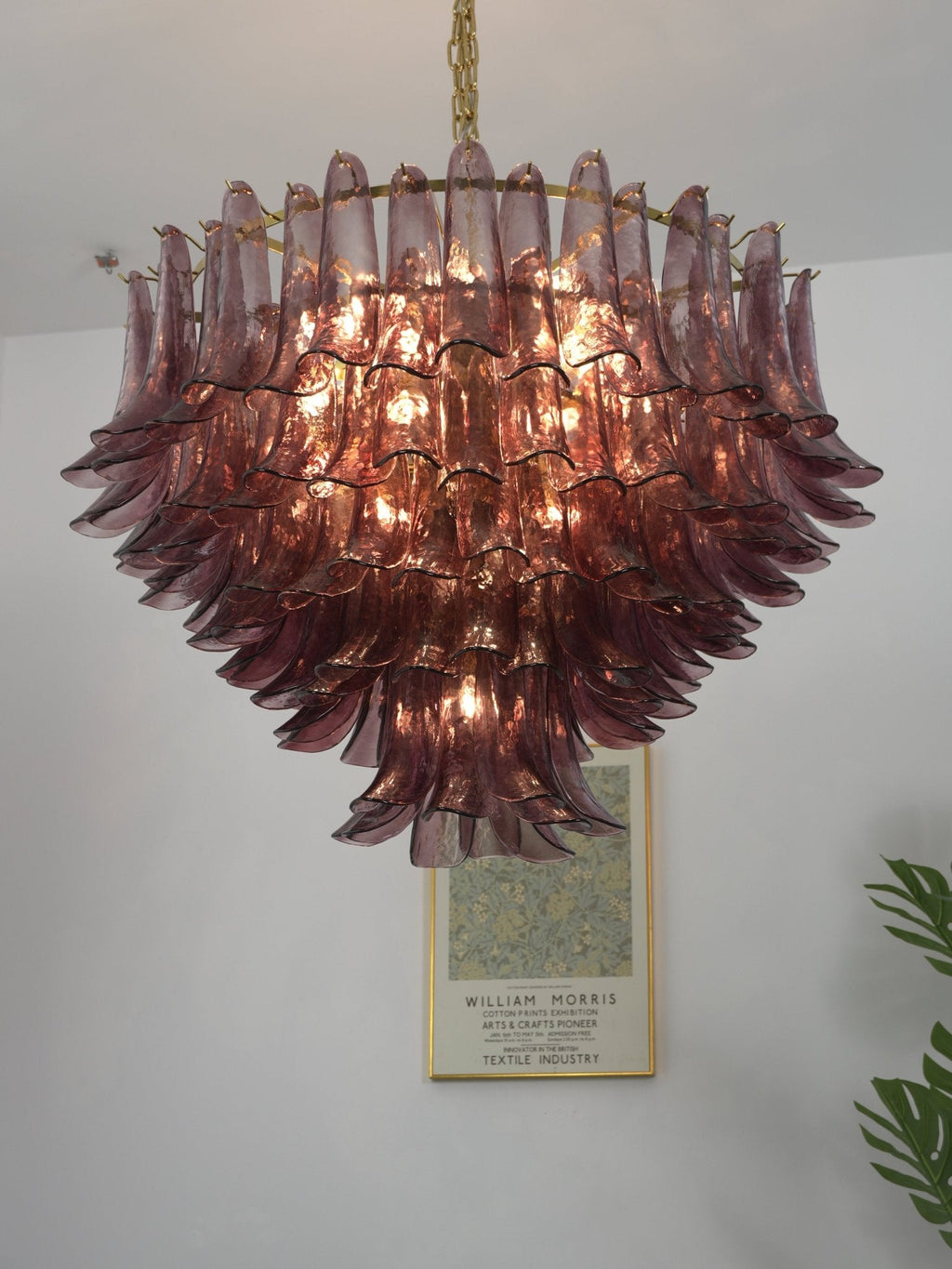 Amethyst Bloom Chandelier