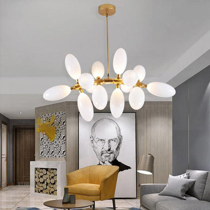 Artistic Linear Grape Chandelier