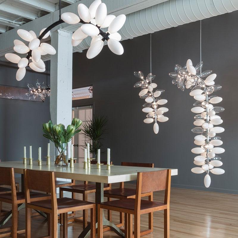 Artistic Linear Grape Chandelier