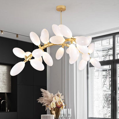 Artistic Linear Grape Chandelier 57" L