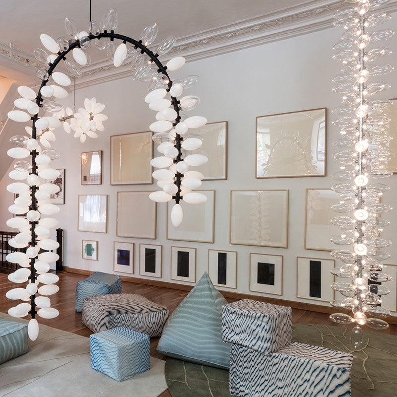 TLL Vertical Long Grape Chandelier