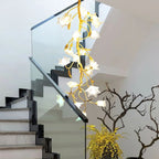 Flowers Craftsman Chandelier