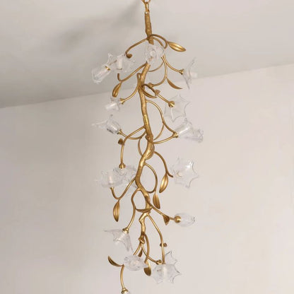 Flowers Craftsman Chandelier