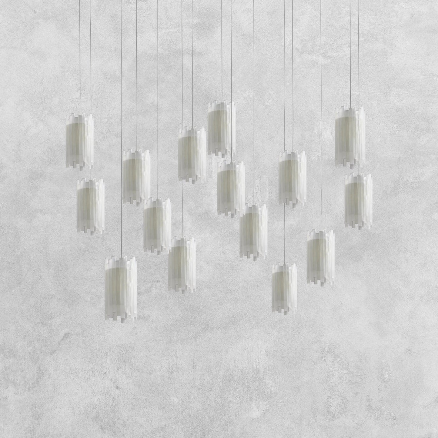 Gianna Rectangular Chandelier 15/30 Light