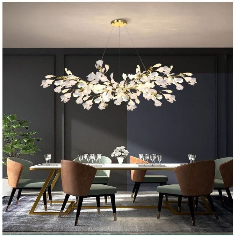 TLL Ginkgo B Branch Chandelier