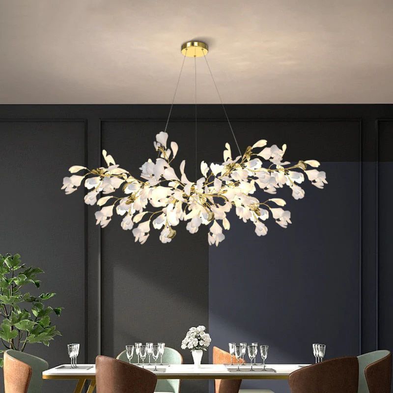 TLL Ginkgo B Branch Chandelier