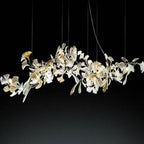 Ginkgo Ceramic Branch Chandelier