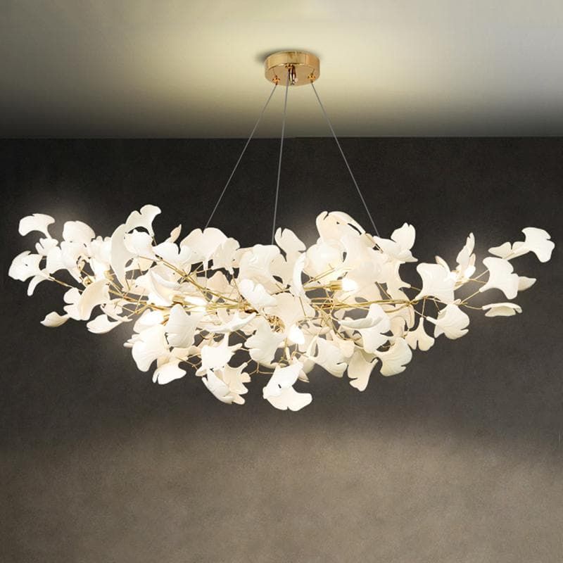 Ginkgo Ceramic Chandelier