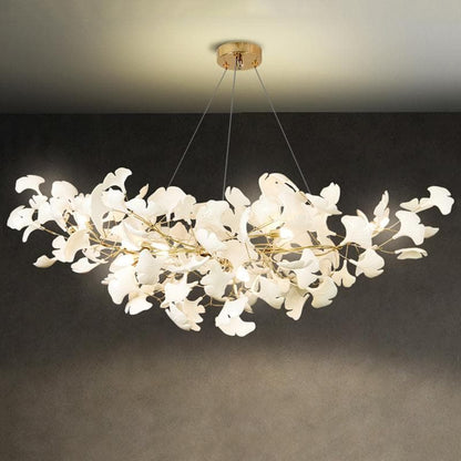 Ginkgo Ceramic Chandelier
