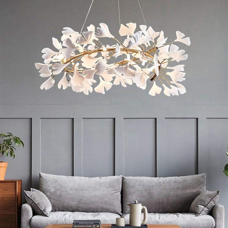 TLL Ginkgo Round Chandelier