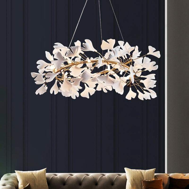 TLL Ginkgo Round Chandelier