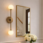 Girouette Alabaster Double Sconce