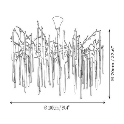 TLL Teardrop Glamour Dripstone Chandelier