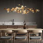 TLL Gold Leaf Chandelier