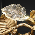TLL Gold Leaf Chandelier