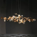 TLL Gold Leaf Chandelier