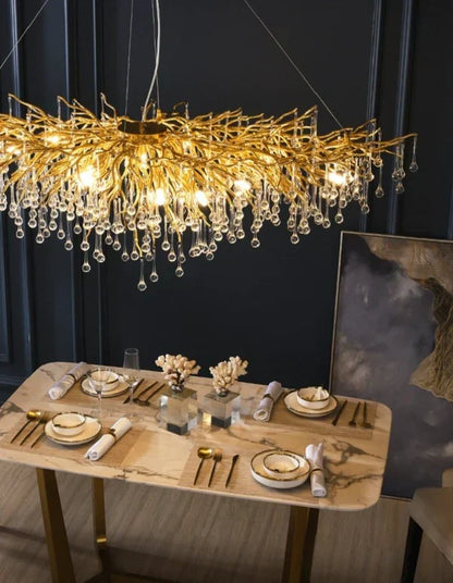 Stunning Tree Branch Crystal Chandelier