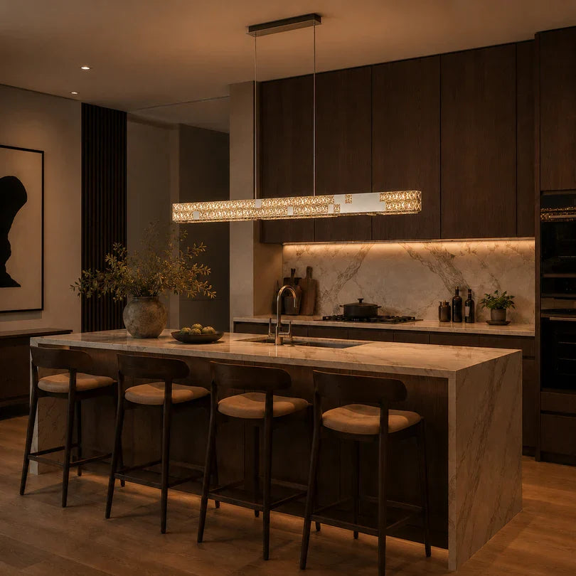 Aura K9 Crystal Linear Chandelier