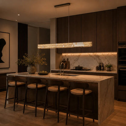Aura K9 Crystal Linear Chandelier