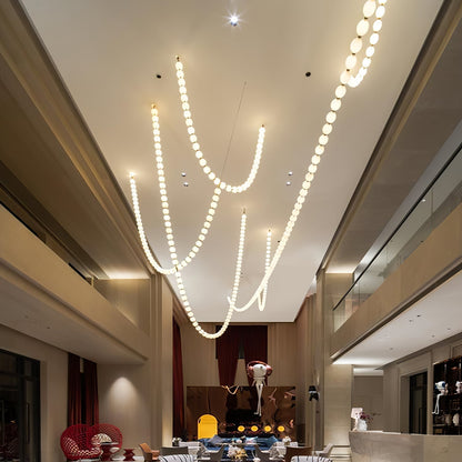 Halti Necklace Acrylic Chandelier