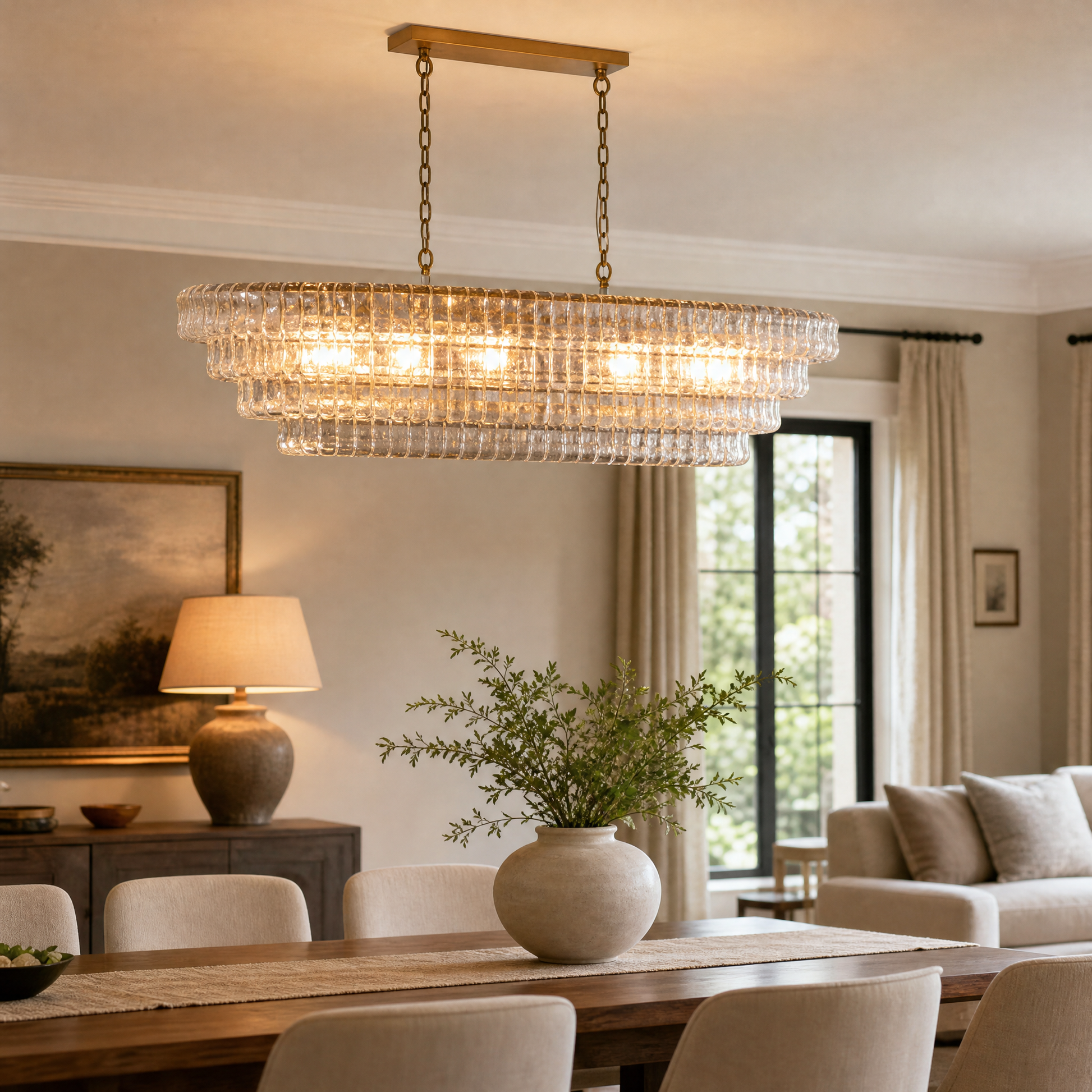 Pendant Light in brass