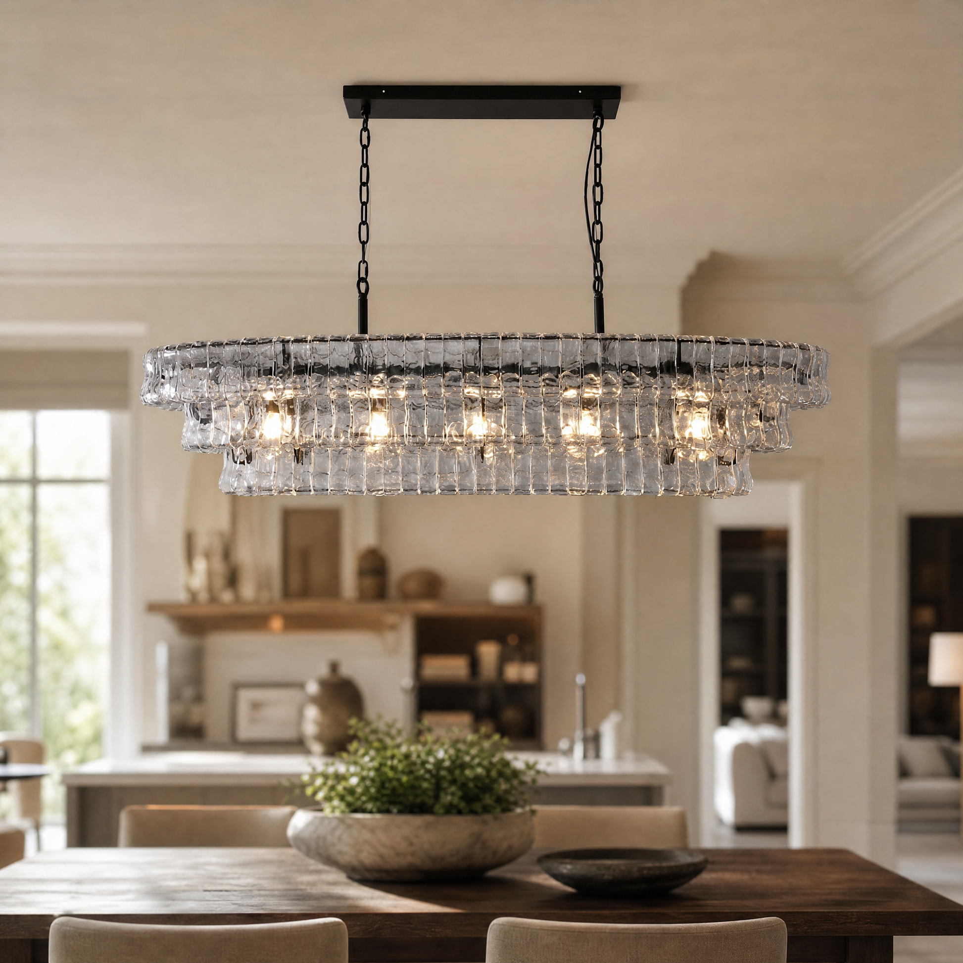 Pendant Light in a living room