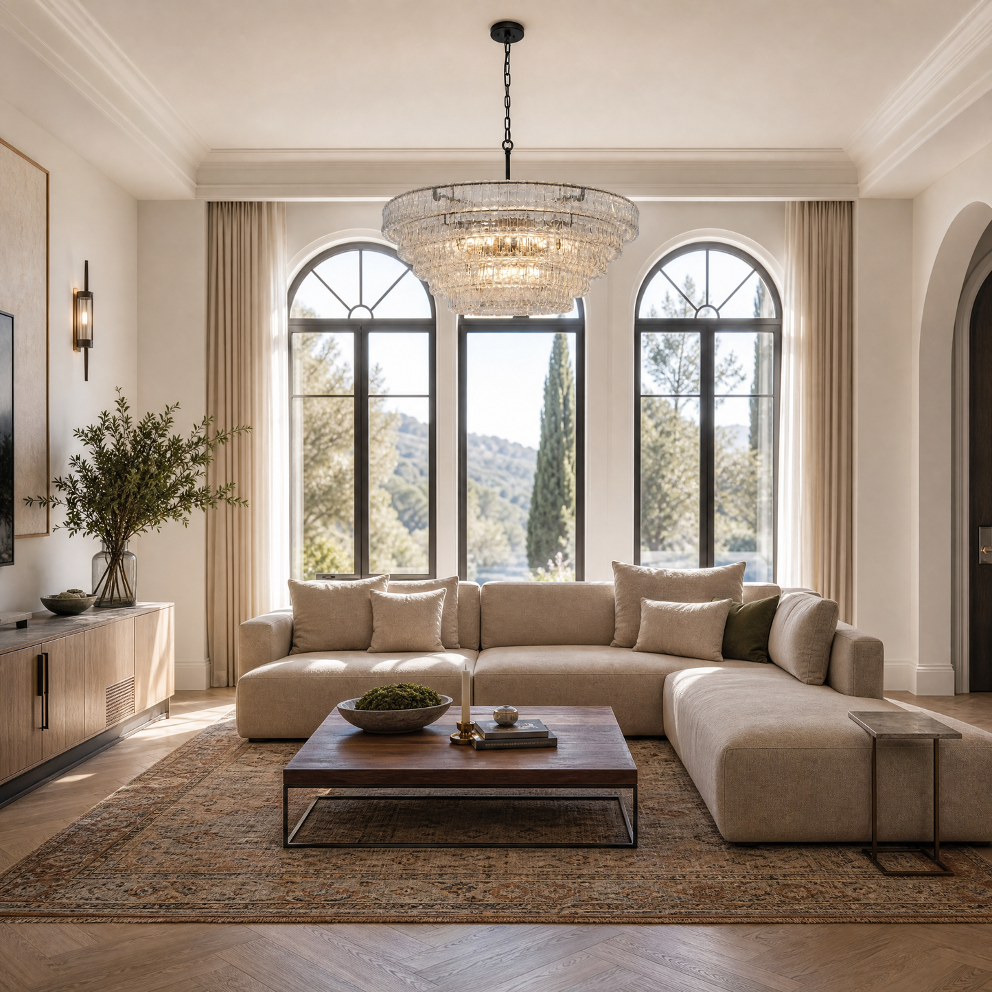 Pendant Light in a bedroom