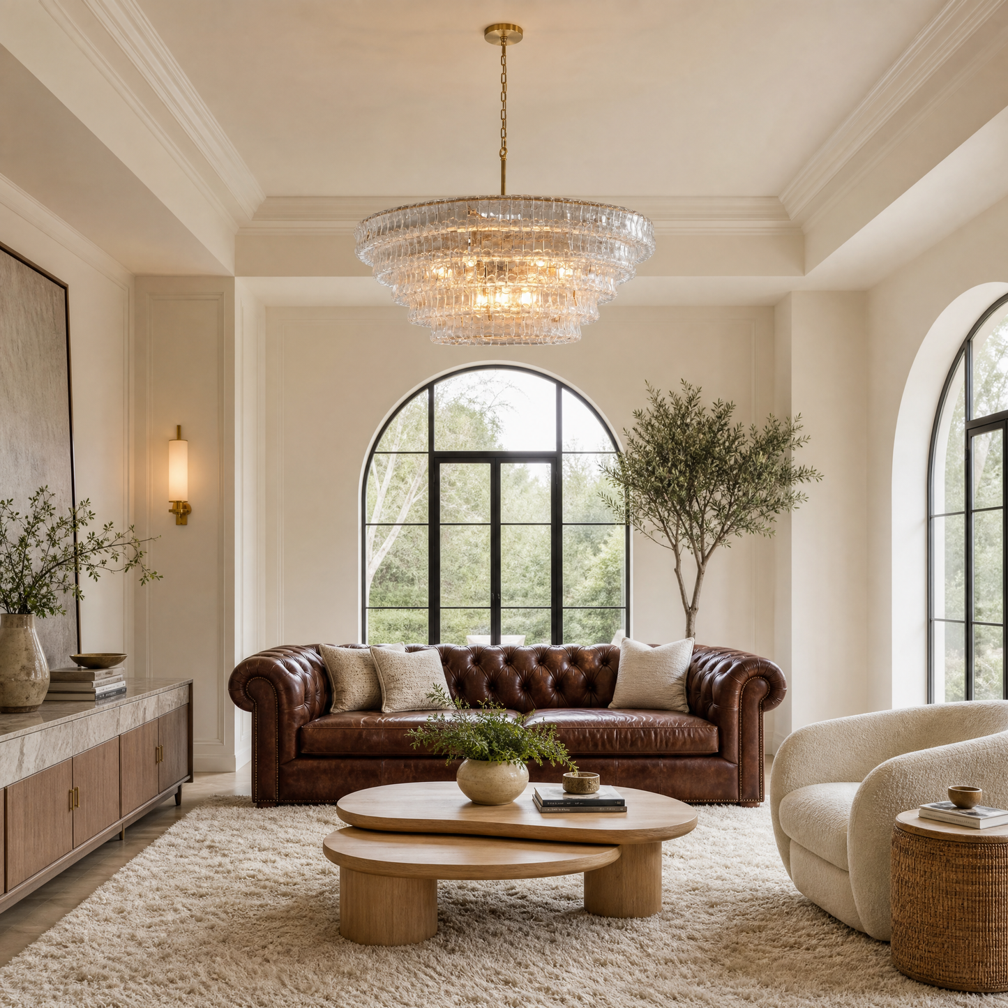 Pendant Light in brass