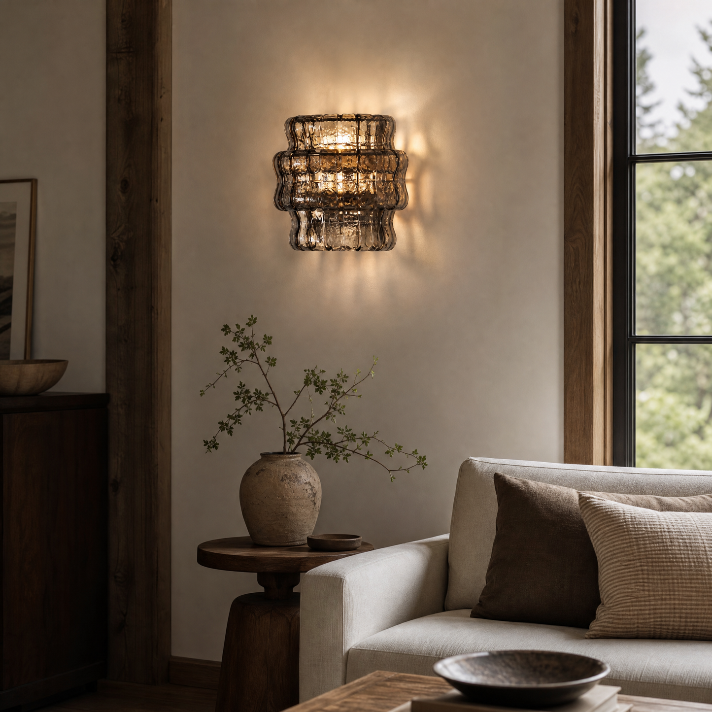 Wall Sconce in a living room